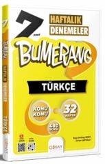 7. Sınıf Bumerang Haftalık Türkçe Denemeleri Günay Yayınları