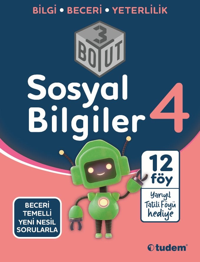 4.sınıf Sosyal Bilgiler 3 Boyut Konu Anlatım Föyü Tudem Yayınları