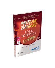 YKS Türk Edebiyatı El Kitabı Muba Yayınları