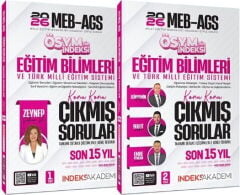 2026 MEB AGS Eğitim Bilimleri ve Türk Milli Eğitim Sistemi ÖSYM nin İndeksi Çıkmış Sorular Son 15 Yıl Çözümlü Set İndeks Akademi