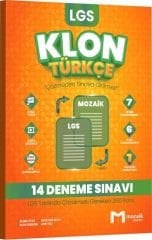 8. Sınıf LGS Türkçe Klon 14 Deneme Mozaik Yayınları