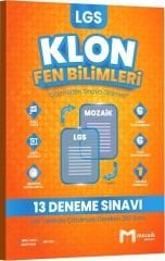 8. Sınıf LGS Fen Bilimleri Klon 13 Deneme Mozaik Yayınları