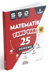 8. Sınıf LGS Matematik Fark Var 25 Deneme KVA Yayınları