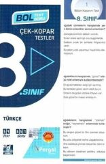 8. Sınıf Türkçe Çek Kopar Testler Pergel Yayınları