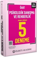 2024 KPSS ÖABT Psikolojik Danışma ve Rehberlik 5 Deneme Öğreti Akademi