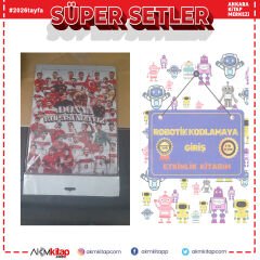 Ankara Kitap Merkezi Robotik Kodlamaya Giriş Etkinlik Kitabım ve Milli takım 24 lü Ahşap Puzzle Seti