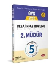 2023 GYS Ceza ve Tevkifevleri 2. Müdür 5 Deneme Sınavı Data Yayınları