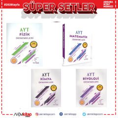 Karekök Yayınları AYT Matematik Kimya Fizik ve Biyoloji Deneme Seti 4 Kitap