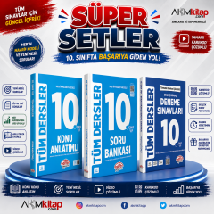 Editör Yayınları 10.Sınıf VİP Tüm Dersler Konu Soru ve Deneme Seti 3 Kitap
