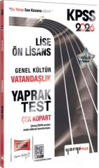 2026 KPSS Lise Ön Lisans Genel Kültür Vatandaşlık Çek Kopart Yaprak Test Yargı Yayınları