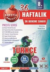 8. Sınıf Türkçe Haftalık Deneme Omage Nartest Yayınları
