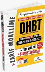 DHBT Çıkmış Sorular Tamamı Video Çözümlü Dizgi Kitap