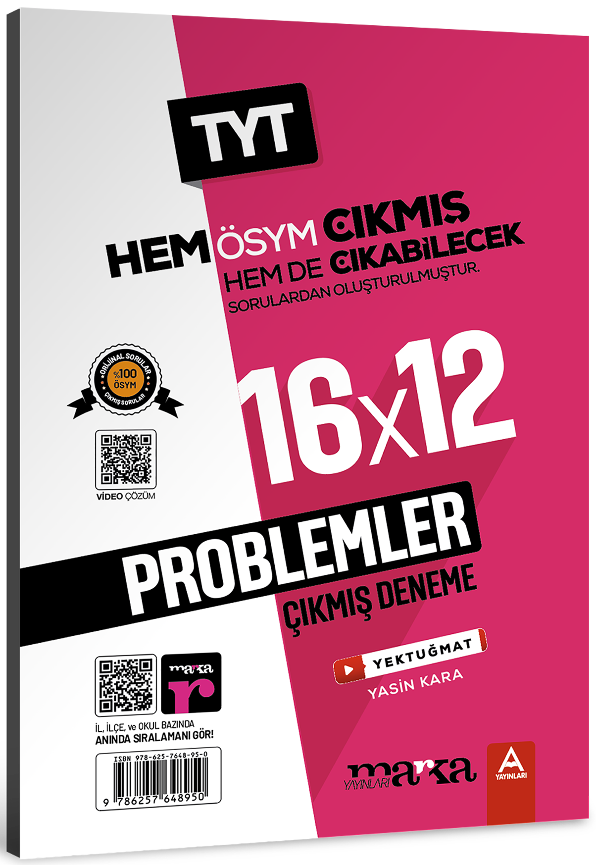 TYT Problemler 16x12 Çıkmış ve Çıkabilecek Denemeler Marka Yayınları