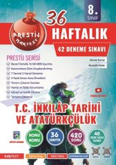 8. Sınıf Haftalık T.c. İnkılap Tarihi Ve Atatürkçülük Denemeleri Omega Nartest Yayınları