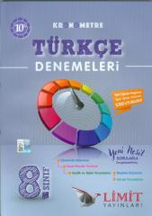 8.Sınıf Kronometre 10 lu Türkçe Denemeleri Limit Yayınları