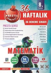 8. Sınıf Haftalık Matematik Denemeleri Omega Nartest Yayınları