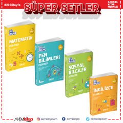 Ünlü Yayınları 5.Sınıf Bil Bang Matematik Fen Sosyal ve İngilizce Soru Bankası Seti 4 Kitap