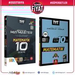 A Yayınları TYT Matmaster ve TYT Son 10 Yıl Çıkmış Sorular 2 Kitap Set