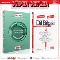 Başat TYT AYT Din Kültürü ve AKM Dil Bilgisi Soru Bankası Seti 2 Kitap