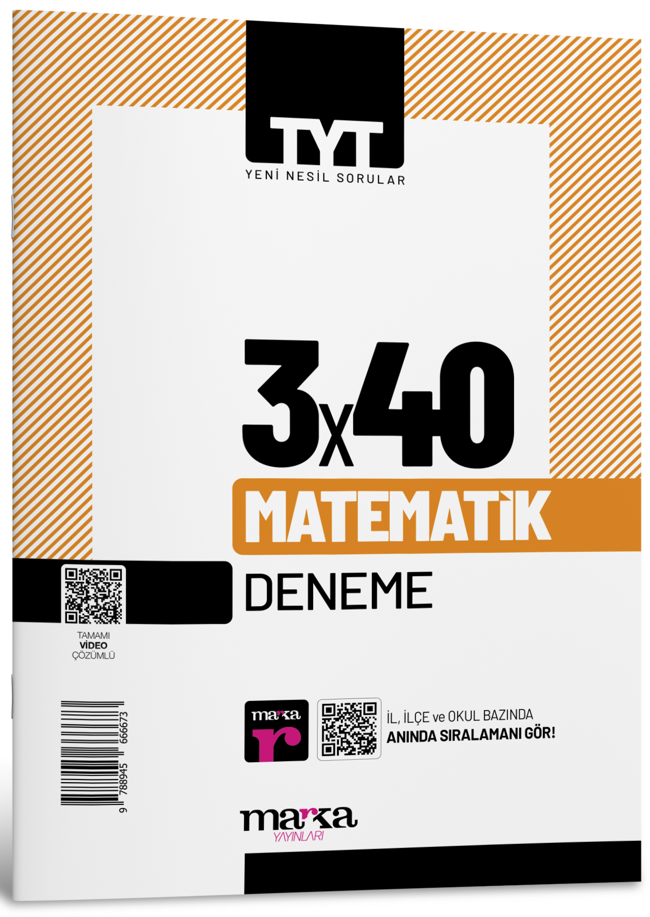 TYT Matematik 3 x 40 Deneme Marka Yayınları