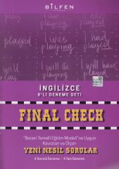 8. Sınıf İngilizce Final Check 8 li Deneme Seti Bilfen Yayınları