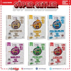 İsem Yayınları 8. Sınıf LGS 1. Dönem Deneme Seti 6 Kitap