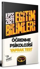 2021 KPSS Eğitim Bilimleri Öğrenme Psikolojisi Çek Kopart Yaprak Test Yediiklim Yayınları