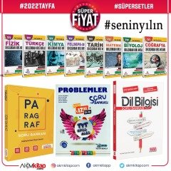 2022 Tayfa Dev Konu Seti ve AKM Paragraf Dil Bilgisi ile Yayın Denizi Problemler Soru Bankası Seti