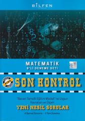 8. Sınıf Matematik Son Kontrol 8 li Deneme Seti Bilfen Yayınları