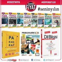 2022 Tayfa Dev Konu Seti ve AKM Paragraf Dil Bilgisi ile Acil Problemlerin İlacı Soru Bankası Seti