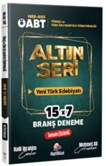 2026 MEB AGS ÖABT Altın Seri Türkçe Öğretmenliği Türk Dili ve Edebiyatı Öğretmenliği Yeni Türk Edebiyatı 7 Deneme Dizgi