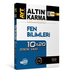 AYT Fen Bilimleri 10 x 40 Deneme Altın Karma