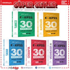 Yediiklim 2026 EKPSS Tüm Adaylar İçin 30 Deneme Seti 5 Kitap