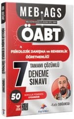 2026 MEB AGS ÖABT Psikolojik Danışma ve Rehberlik Öğretmenliği Tamamı PDF Çözümlü 7 Deneme Sınavı Dizgi Kitap