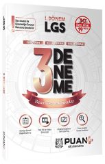 8. Sınıf 1. Dönem LGS 3 Deneme Puan Yayınları