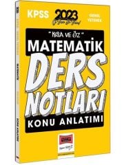 2023 KPSS Kısa ve Öz Matematik Konu Anlatımlı Ders Notları Yargı Yayınları