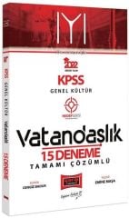 2022 KPSS Vatandaşlık İYİ 15 Deneme Yargı Yayınları