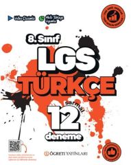 8. Sınıf LGS Türkçe Sarmal 12 Deneme Öğreti Akademi