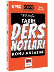 2023 KPSS Kısa ve Öz Tarih Konu Anlatımı Ders Notları Yargı Yayınları