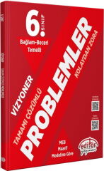 6. Sınıf Problemler Soru Bankası Editör Yayınları