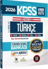 2026 FULL KPSS Lisans Önlisans Ortaöğretim Türkçe nin Kara Kutusu ÖSYM Çıkmış Soru Bankası Son 15 Yıl İnformal Yayınları
