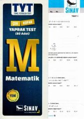 TYT Matematik Çek Kopart Yaprak Test Sınav Yayınları