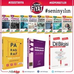 2022 Tayfa Dev Konu Seti ve AKM Paragraf Dil Bilgisi ile Karekök Rutin Olmayan Problemler Soru Bankası Seti
