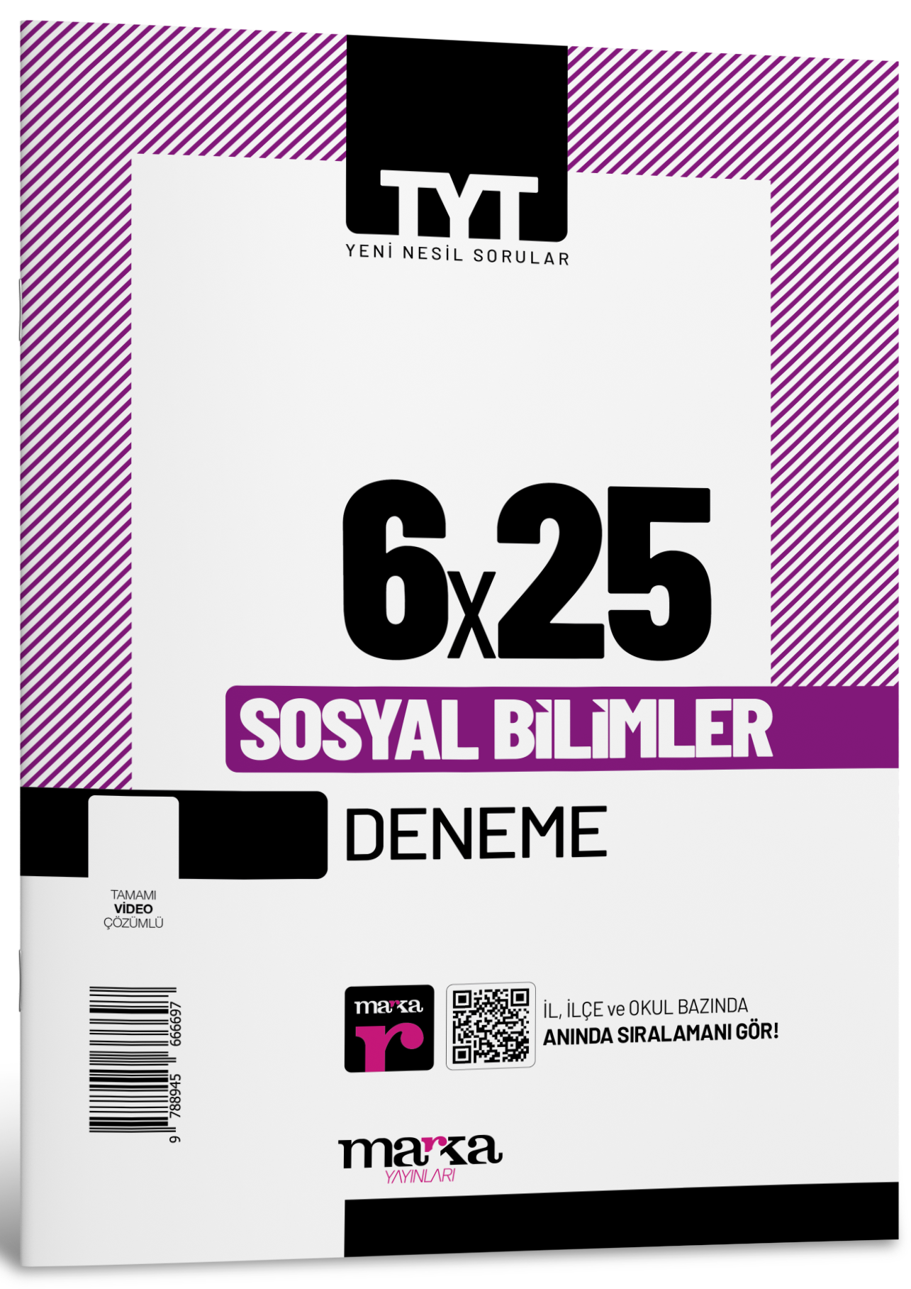 TYT Sosyal Bilimler 6x25 Deneme Marka Yayınları