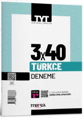 TYT Türkçe 3 x 40 Deneme Marka Yayınları