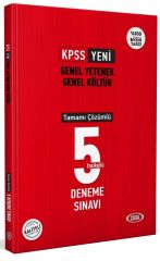 KPSS Genel Yetenek Genel Kültür Tamamı Çözümlü 5 Deneme Data Yayınları