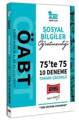 2022 ÖABT Sosyal Bilgiler Öğretmenliği 75 te 75 Tamamı Çözümlü 10 Deneme Yargı Yayınları