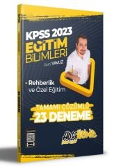 2023 KPSS Eğitim Bilimleri Rehberlik ve Özel Eğitim Tamamı Çözümlü 23 Deneme Sınavı Hocawebde