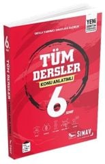 6. Sınıf Tüm Dersler Konu Anlatımlı Sınav Yayınları