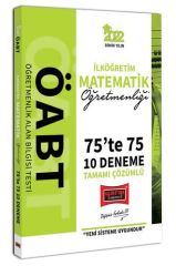 2022 ÖABT İlköğretim Matematik Öğretmenliği 75 te 75 Tamamı Çözümlü 10 Deneme Yargı Yayınları